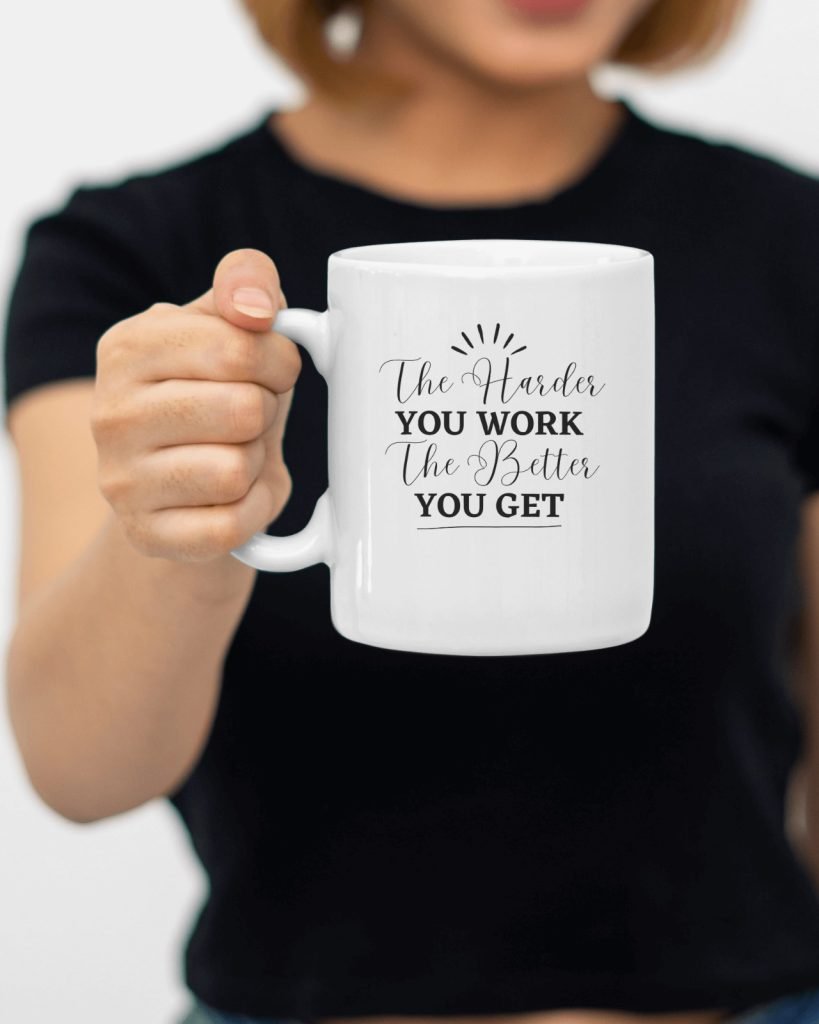 Customizable Coffee Mug with Motivational Quote for Daily Inspiration