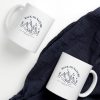 Nature coffee mugs with scenic designs