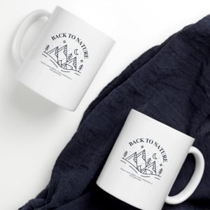 Nature coffee mugs with scenic designs