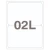 self adhesive labels 02l 200x146 mm