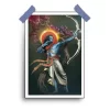 Spiritual Ram Poster - 12x18 (Matt and Gloss) 2 Ayodhya Shree Ram Poster