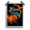 Spiritual Ram Poster - 12x18 (Matt and Gloss) 2 Shri Ram Ke Poster