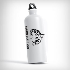 Bodybuilding Water Bottle with high capacity, durable design, and leak-proof lid for athletes.