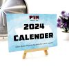 Aesthetic Calendar 2025 – Customizable Wall Calendar with Stylish Design