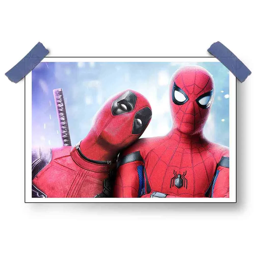 Spiderman and Deadpool Poster