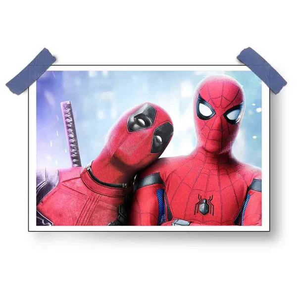 Spiderman and Deadpool Poster