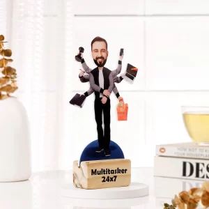 Mr.Multitasker Personalized Caricature