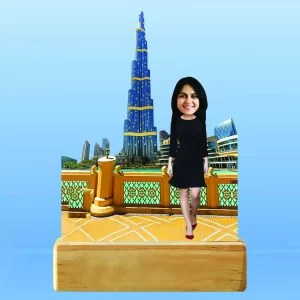 Burj Khalifa Personalized Caricature Gift