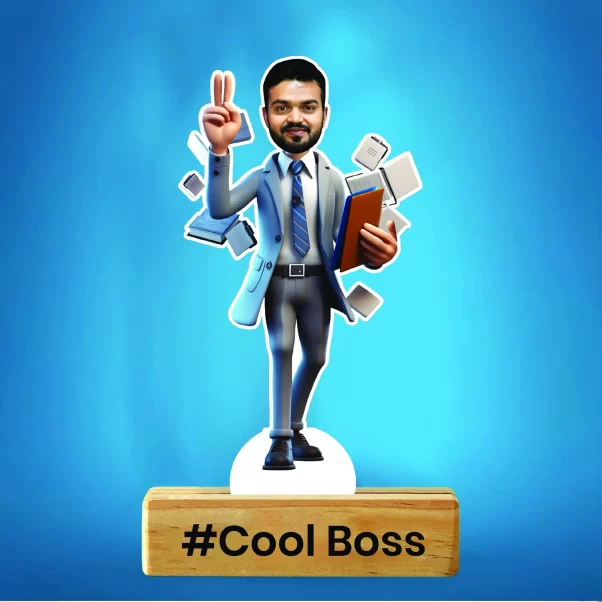 cool boss-caricature