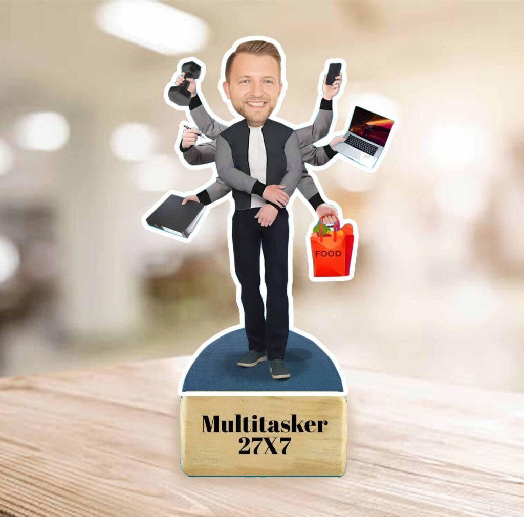 cool boss caricature