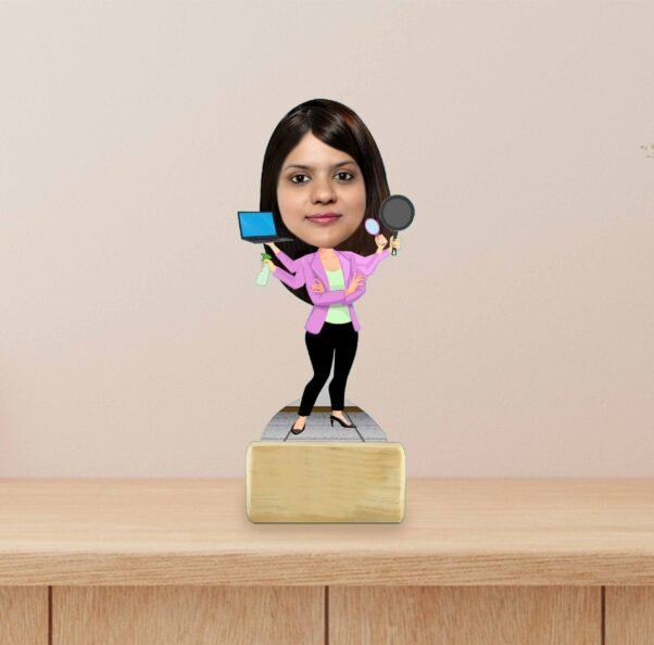 Business Woman Caricature Gift