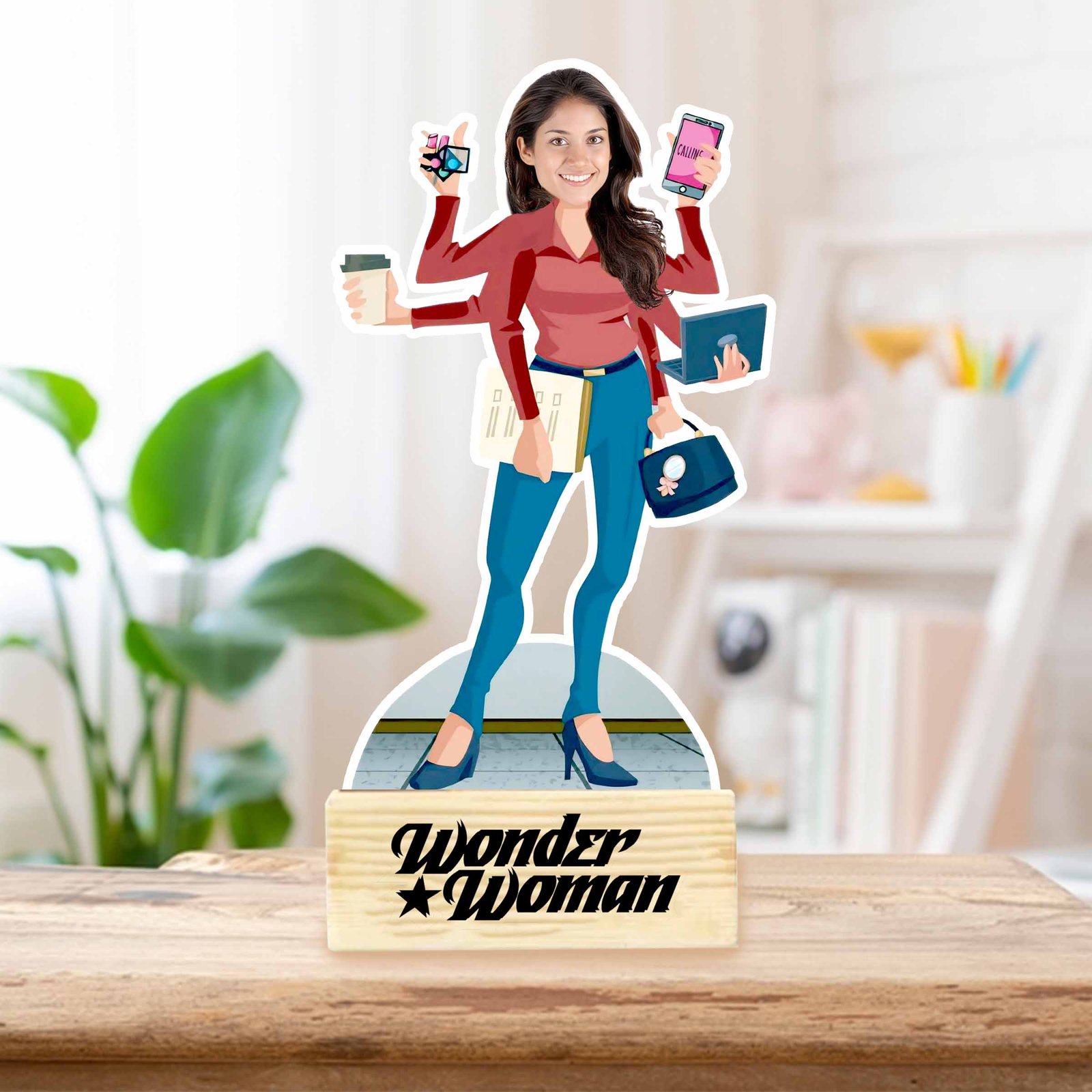 Wonder Woman Caricature Gift