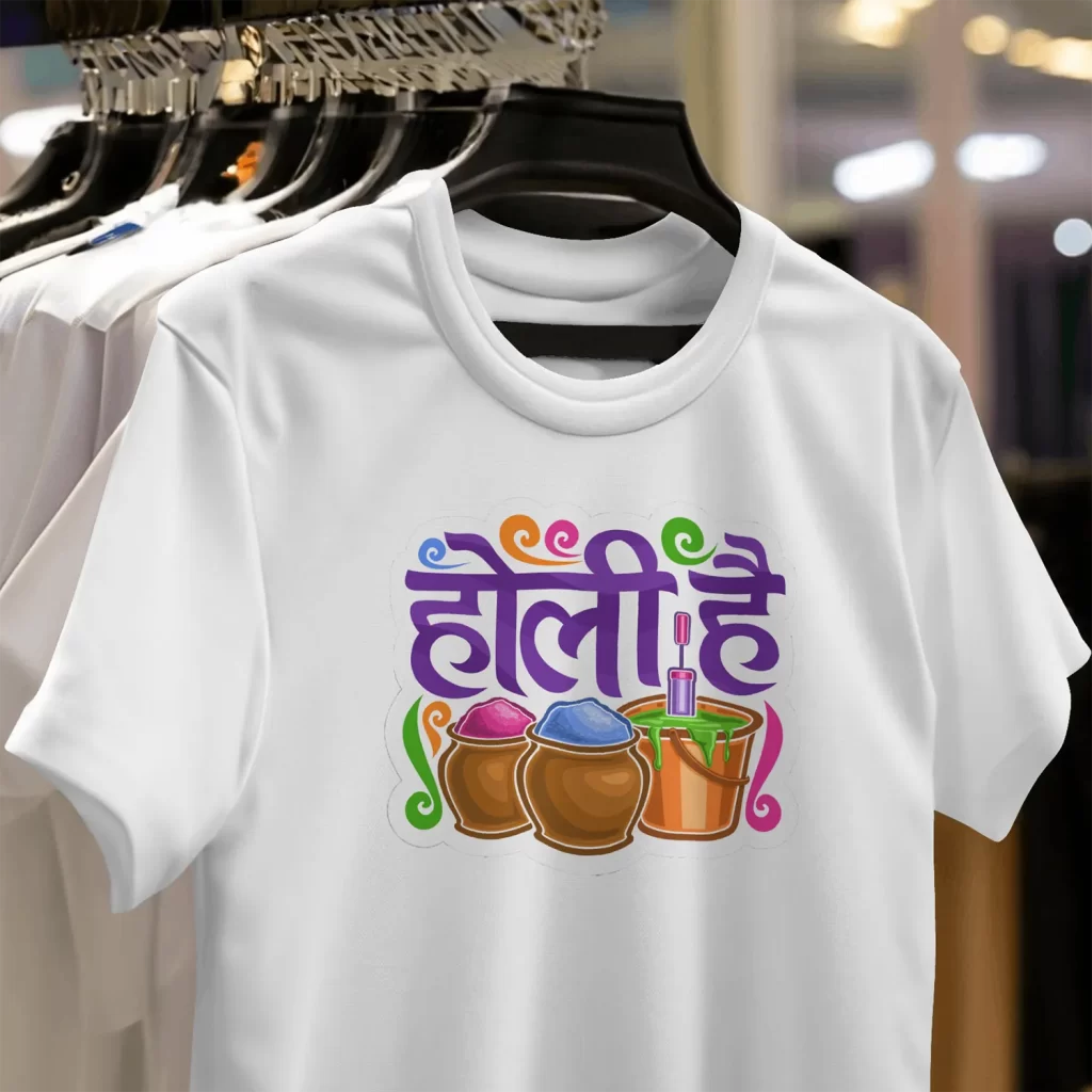 happy holi tshirts