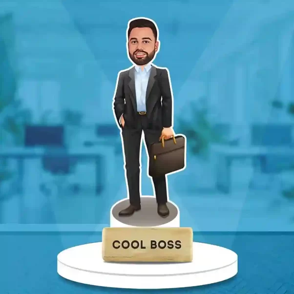 Cool Boss Personalized Caricature (Personalized gifts for men)