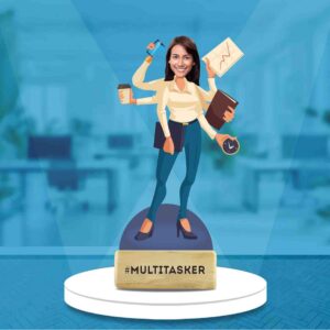 Multitasker Caricature Gift for Her: Customized