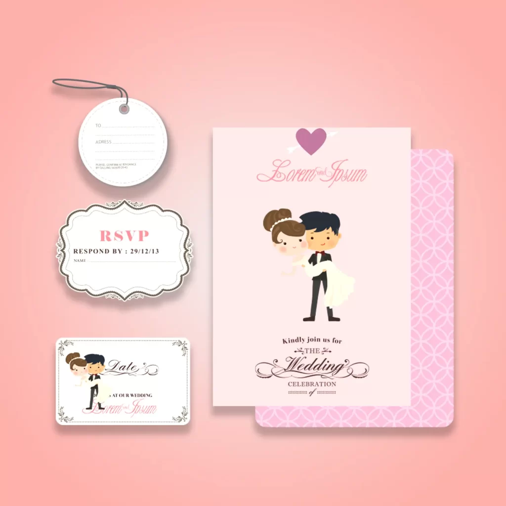 stationary for wedding