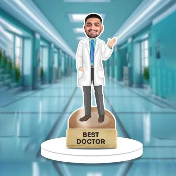 Unique Caricature gifts for male doctors