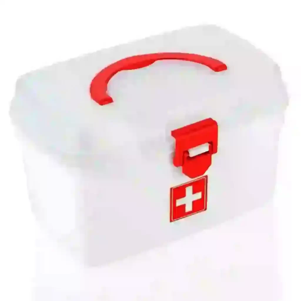 Blank First Aid Box with Brand Logo