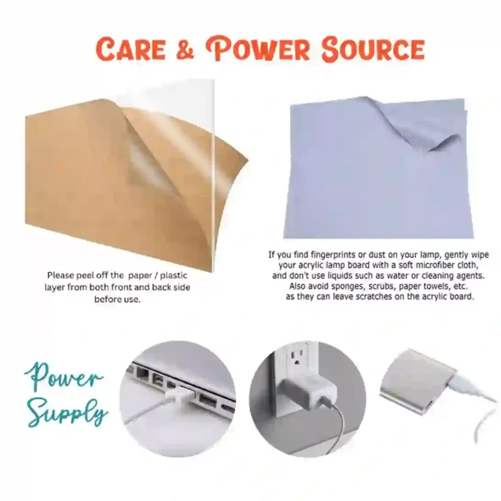 Personalized LED Photo Lamp with Custom Photo