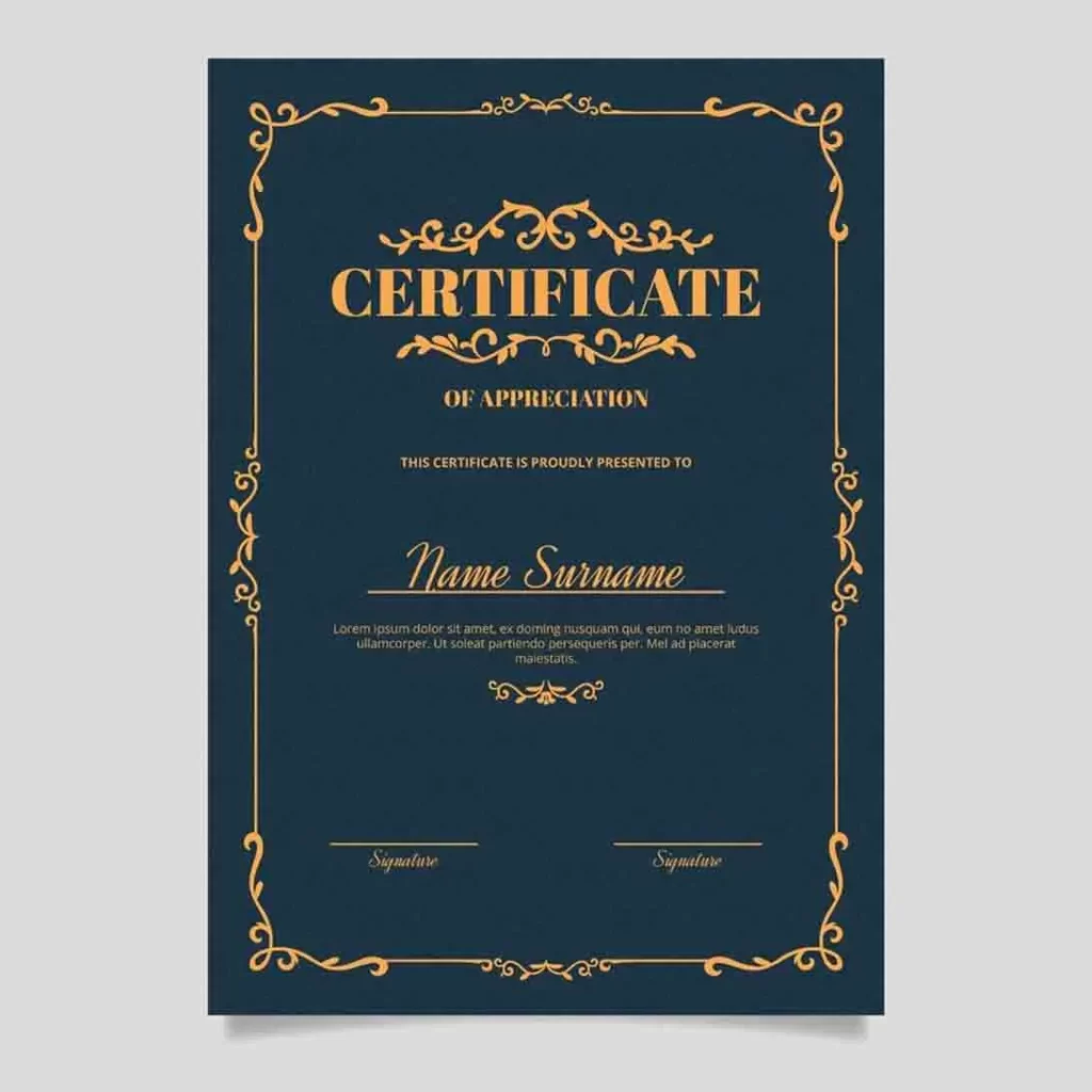 Certificate Printing Near Me