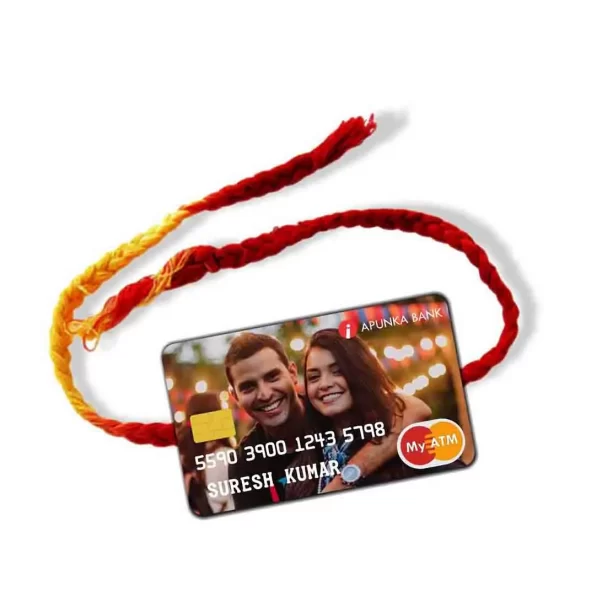 Custom ATM Rakhi with Photo