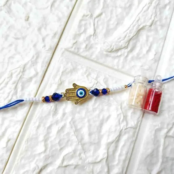 Rakhi Evil Eye - Protective Rakhi with Evil Eye Charm