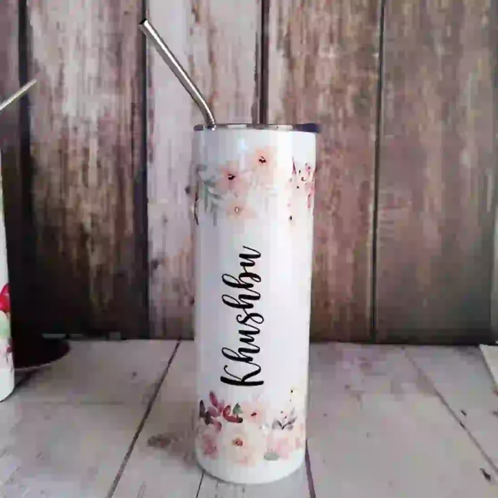 Personalized Skinny Tumbler with Custom Name