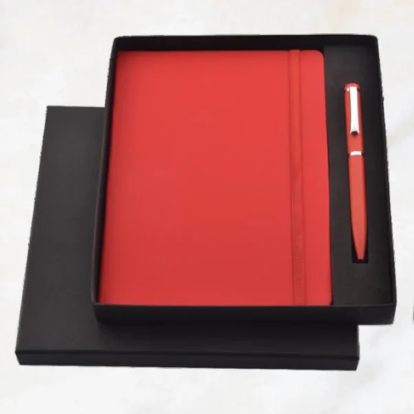 Customized pen diary set for bulk orders with logo