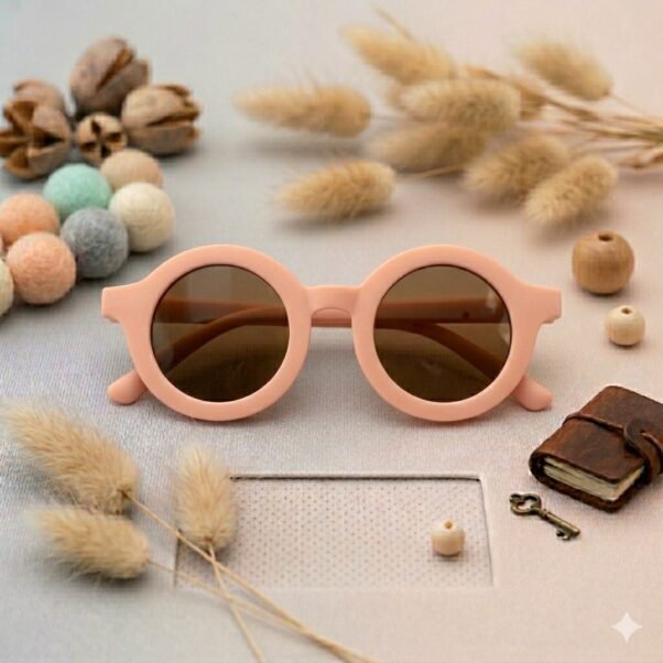 Custom Sunglasses with Name Peach