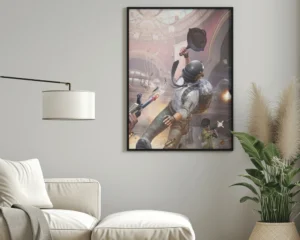 BGMI Wall Frame - Perfect Decor for Gaming Room