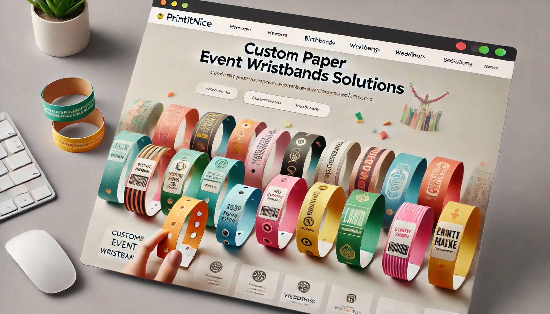 Read more about the article Best Custom Event Wristbands Printing At PrintItNice.com