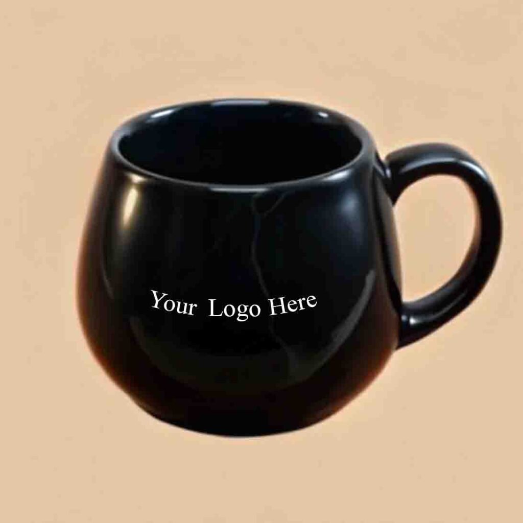Personalized Black Polo Mug with Custom Design