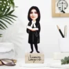 Personalized Lawsome Lawyer Caricature for Women