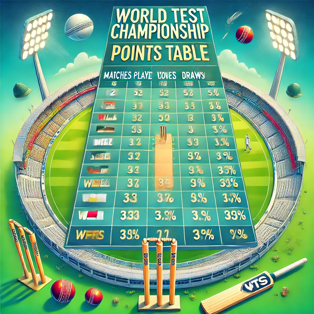 Read more about the article WTC Points Table – World Test Championship Standings