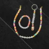 Colorful Fimo beads for crafting, jewelry making, and DIY projects.