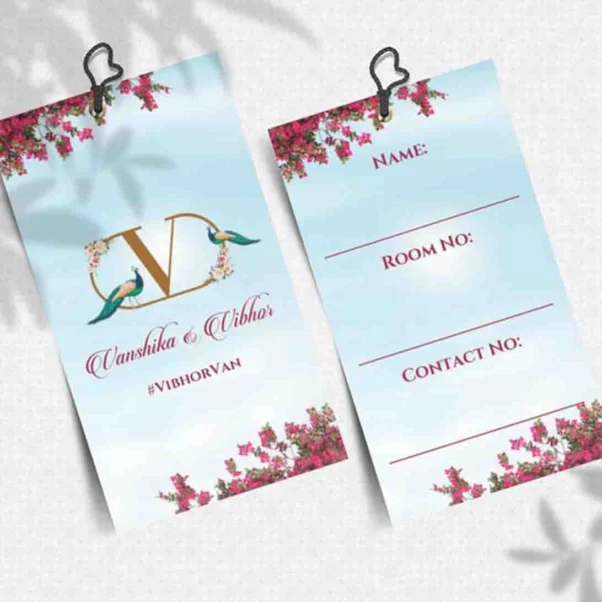 Custom Wedding Name Tags for Guests with Elegant Designs