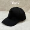 black customized cap