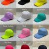 Personalized Name Printed Cap for Kids | Custom Birthday Return Gift Cap | Adjustable Cotton Cap | India 5 customized cap colours