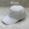 white customized cap