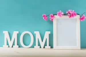 Beautiful custom photo frame gift for Mother's Day