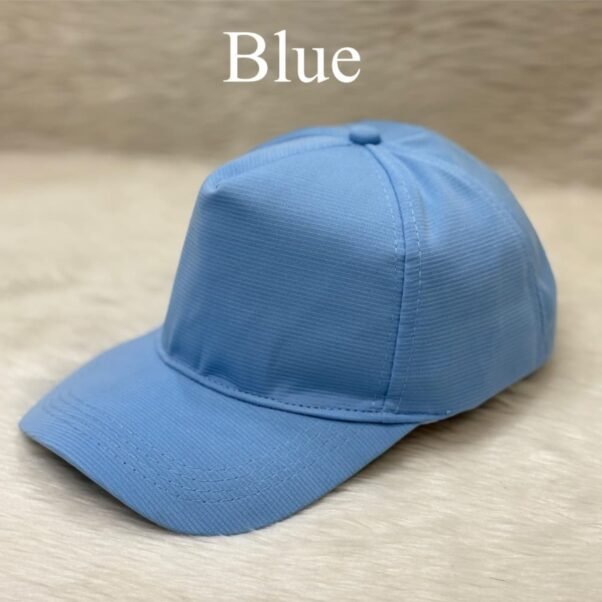 Blue customized cap