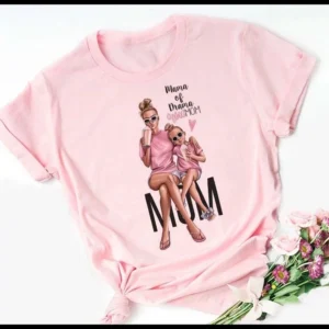 Mother’s Day Custom Printed T-Shirt with Personalized Design