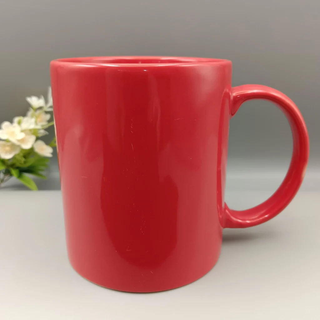 Red Custom Tea Cups
