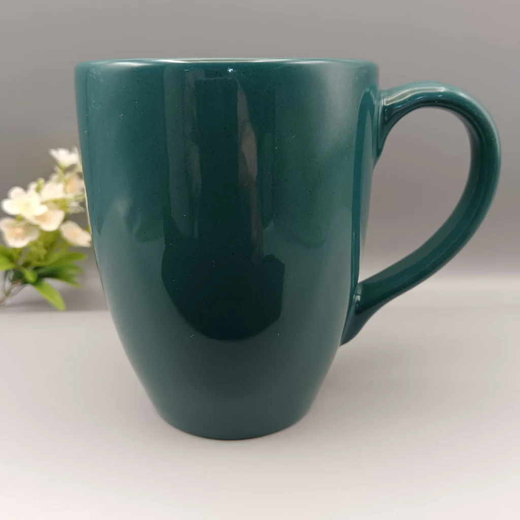 Olive Green Personalized Coffee Mug for Corporate Gifting
