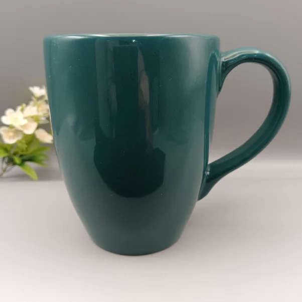 Olive Green Personalized Coffee Mug for Corporate Gifting
