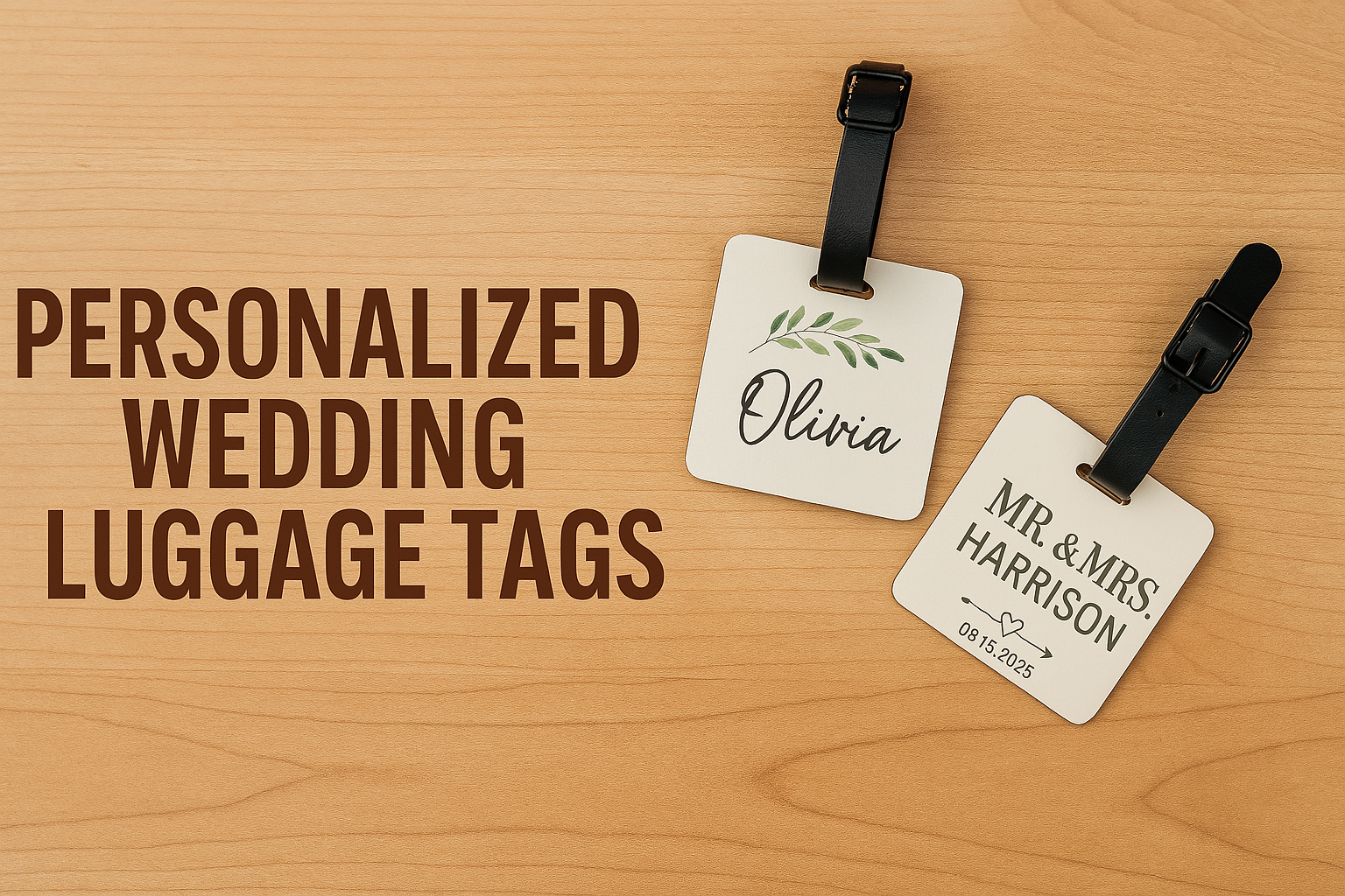 Read more about the article Personalized Wedding Luggage Tags – Custom Tags for Your Special Day