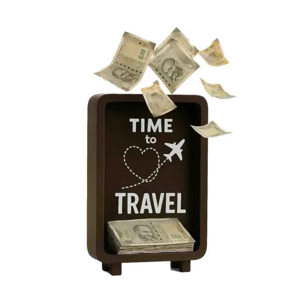 Customized Suitcase Piggy Bank – Travel-themed Money Saving Box