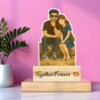 Personalized Ghibli couple caricature in anime style