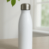 A colorful Personalized UV Sticker Bottle showcasing a vibrant, full-color custom photo and text design, appearing smooth and durable.