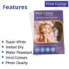 A stack of "High Glossy Inkjet Photo Paper 13x19 Inch 210GSM 50 Sheet" emphasizing its substantial thickness and brilliant surface, with a stunning printed large-format photograph demonstrating vibrant colors and crisp details.